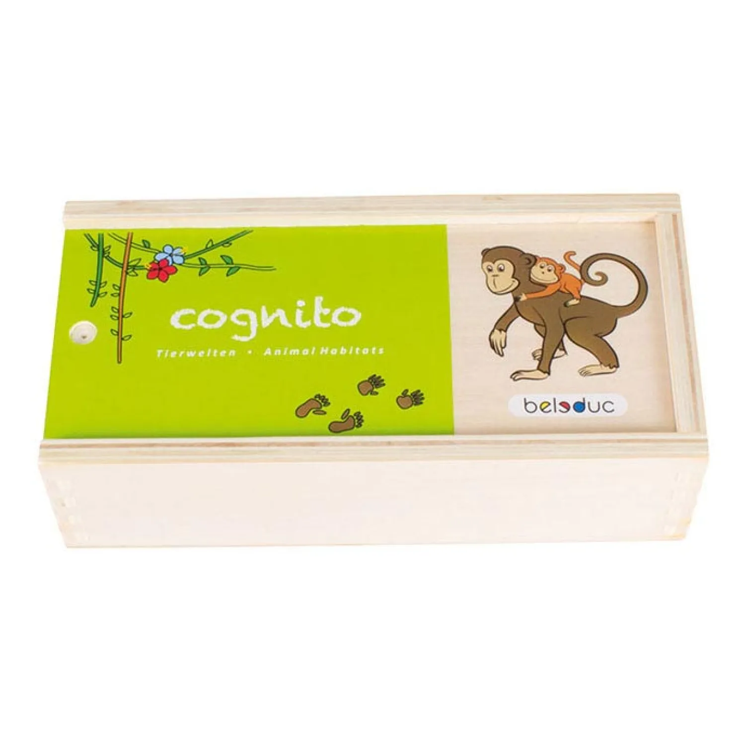 Cognito Dierenmanieren Herkennen Houten Kinderspel-Beleduc Clearance