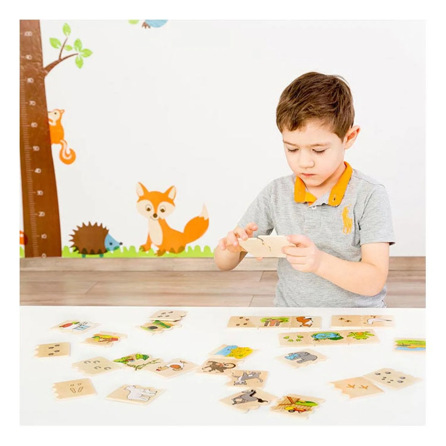 Cognito Dierenmanieren Herkennen Houten Kinderspel-Beleduc Clearance