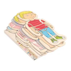 Houten Lagenpuzzel Meisje - 5 Lagen-Beleduc Discount