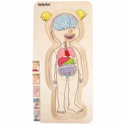 Houten Lagenpuzzel Meisje - 5 Lagen-Beleduc Discount