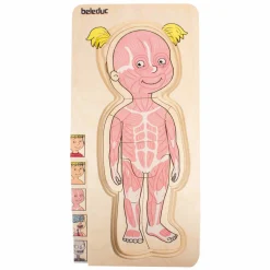 Houten Lagenpuzzel Meisje - 5 Lagen-Beleduc Discount