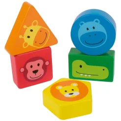 Houten Stapeltoren met Vormen-Beleduc Clearance