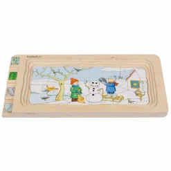 Beleduc Lagenpuzzel 4 Seizoenen Hot