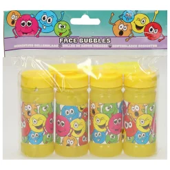 Bellenblaas Lachgezicht, 4x50ml-Duckiez Clearance