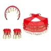 Belly Dance Set Rood, 3dlg.-Boland Sale