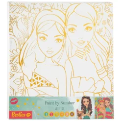 Besties Canvas Schilderen op Nummer, 30x30cm Clearance