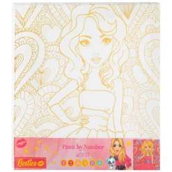 Besties Canvas Schilderen op Nummer, 30x30cm Clearance