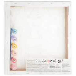 Besties Canvas Schilderen op Nummer, 30x30cm Clearance