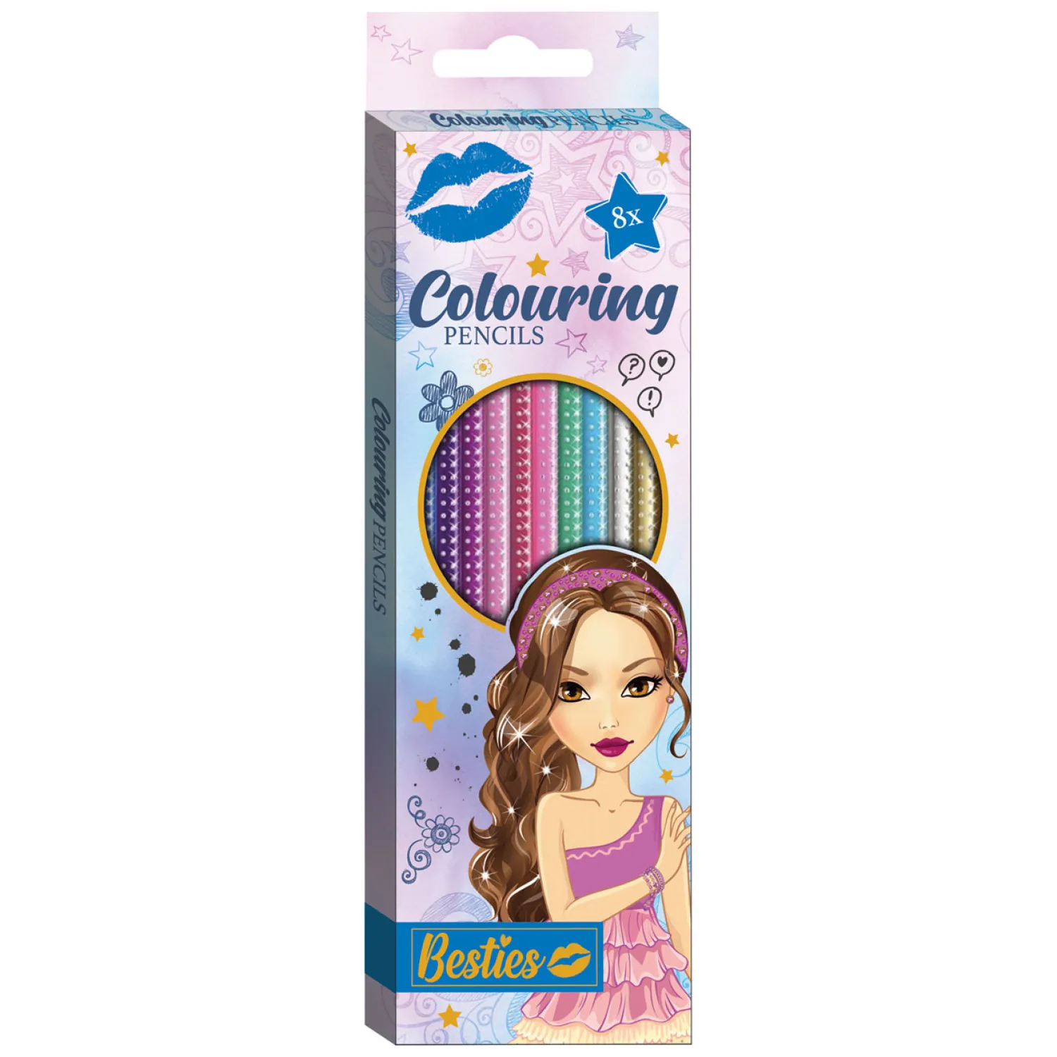 Kleurpotloden, 8st.-Besties Outlet
