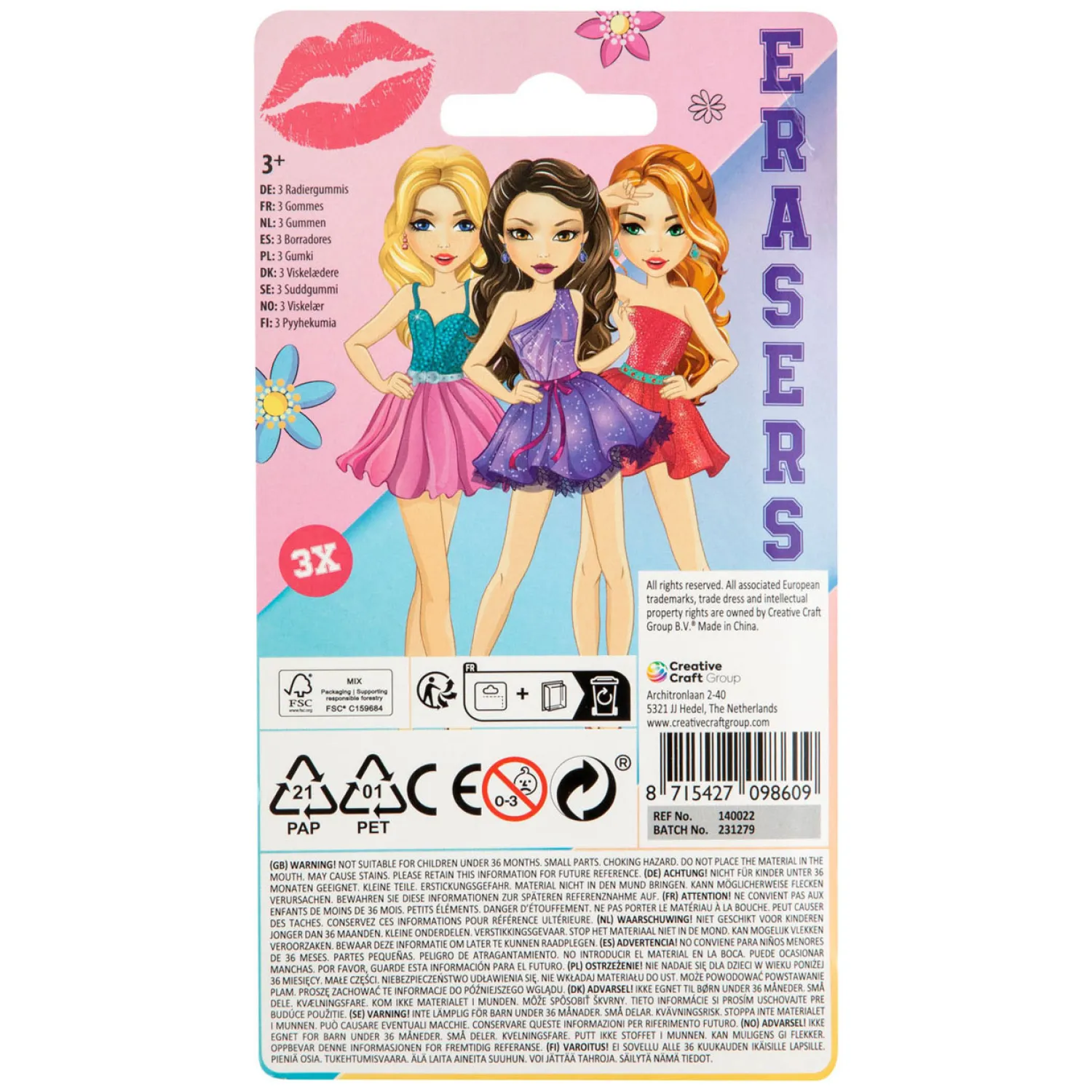 Lippenstickgum, 3st.-Besties Clearance