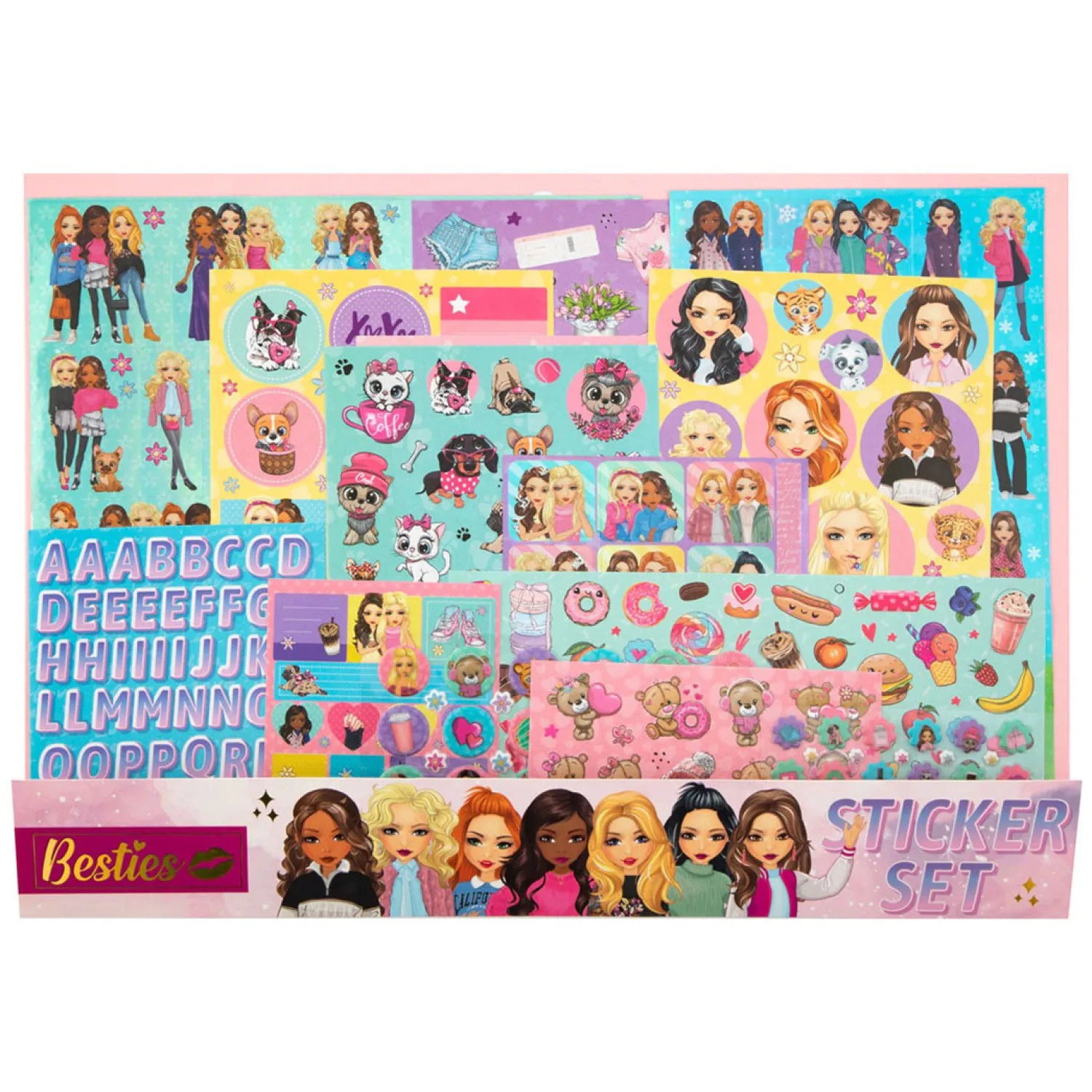 Besties Mega Stickerset, 300st. Outlet