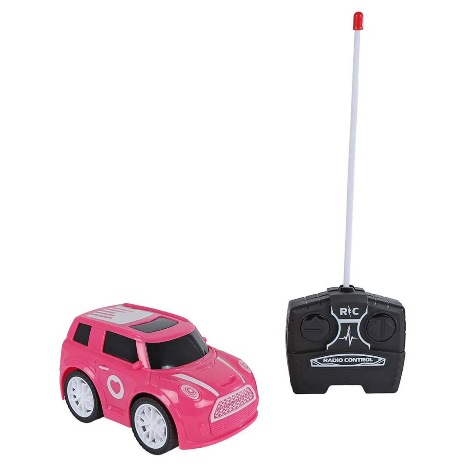 Bestuurbare Auto Roadstar RC Roze 27Mhz, 13,5cm> Sale