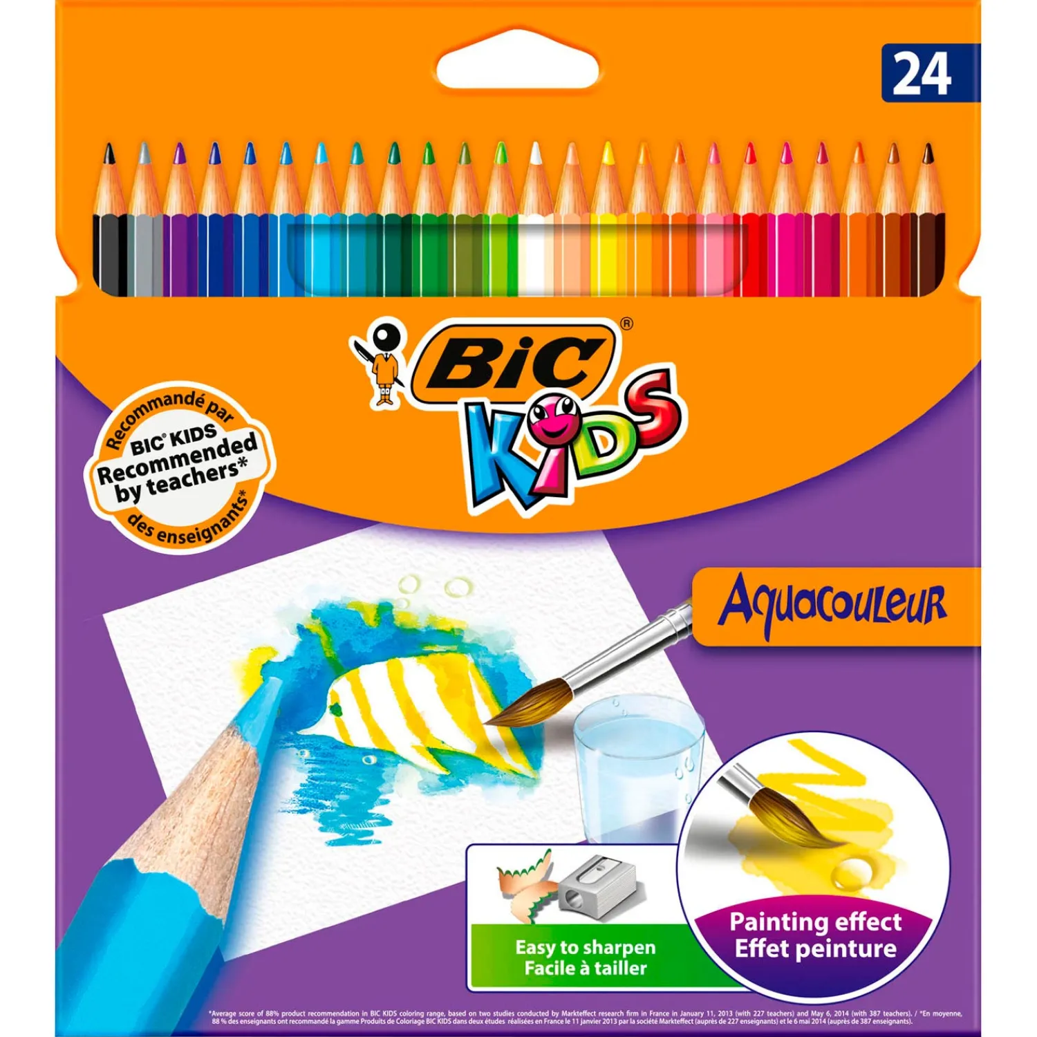Kids Aquacouleur, 24st.>BIC Discount