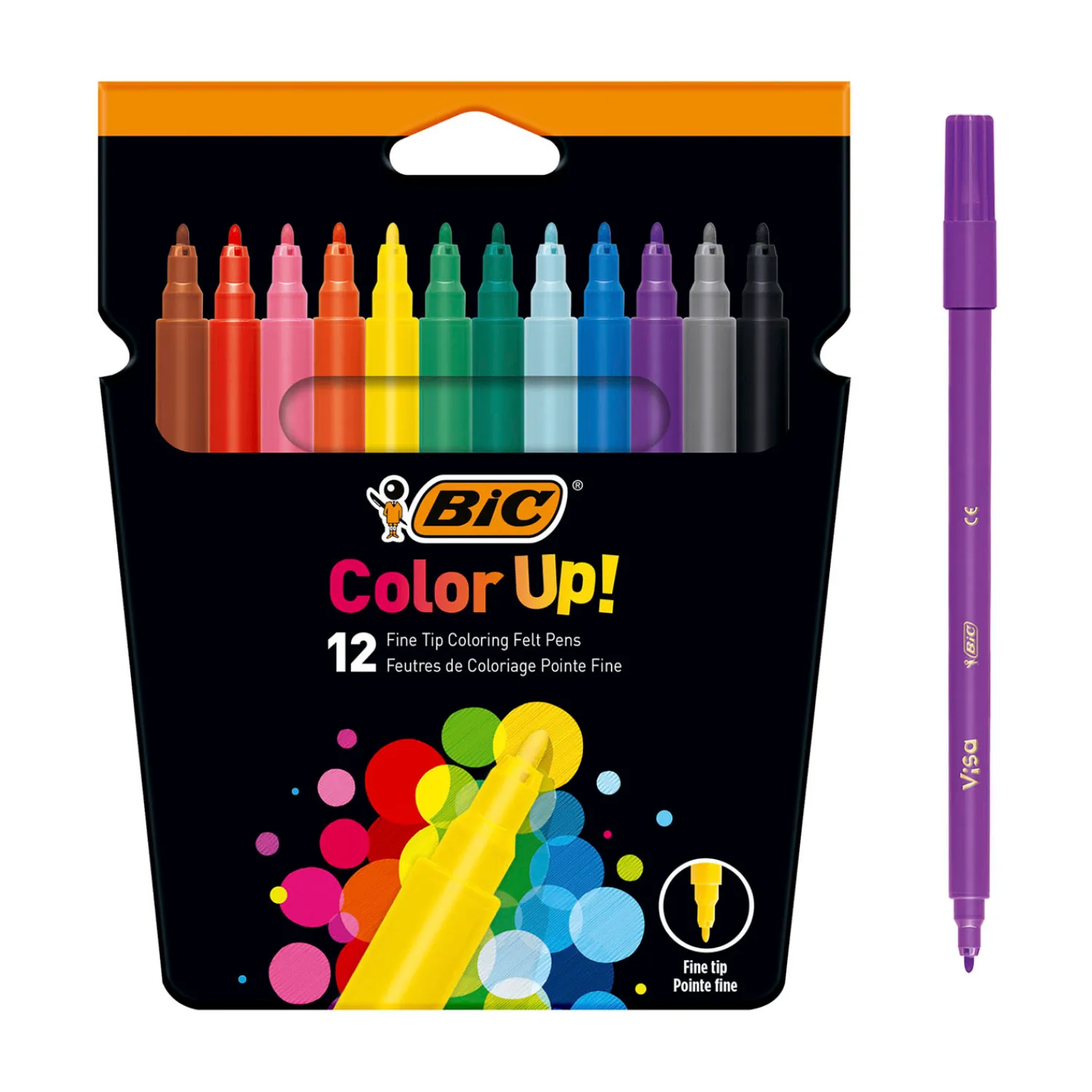 Kids Color Up! Kleurstiften, 12st.>BIC New