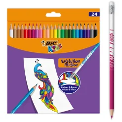 Kids Evolution Uitgumbare Kleurpotloden, 24st.-BIC Sale