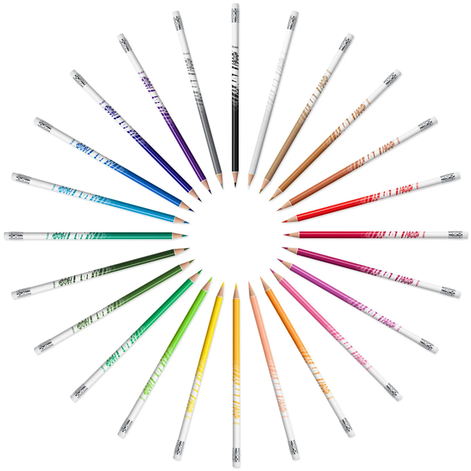 Kids Evolution Uitgumbare Kleurpotloden, 24st.-BIC Sale