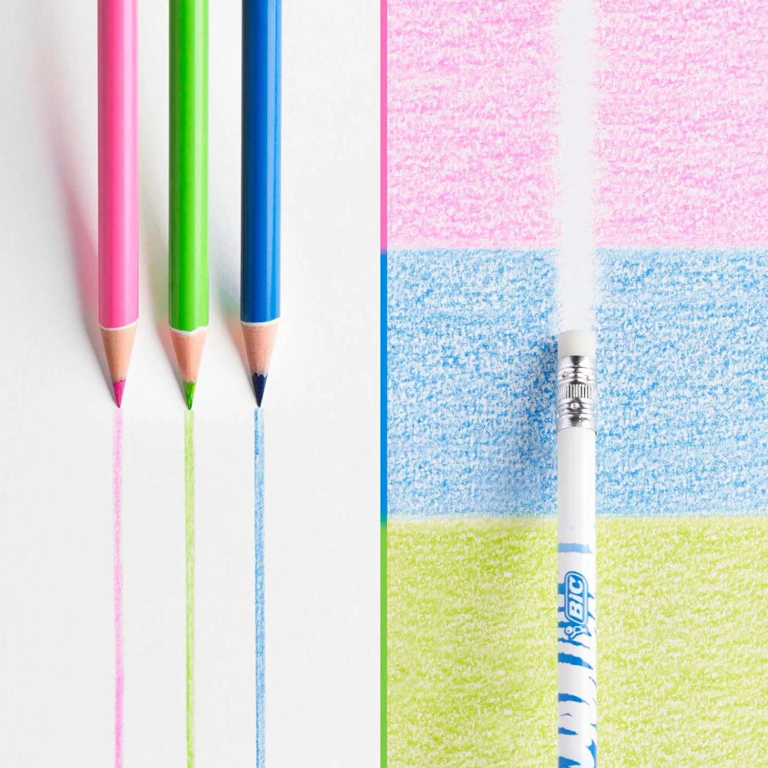 Kids Evolution Uitgumbare Kleurpotloden, 24st.-BIC Sale