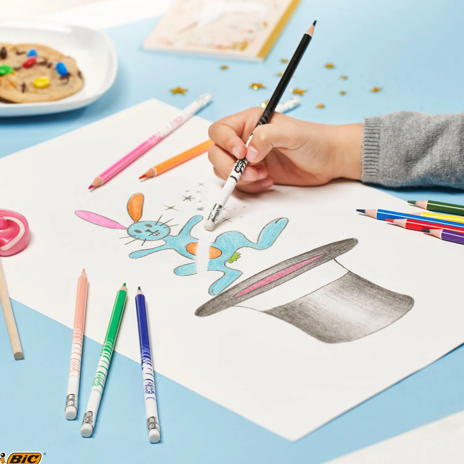 Kids Evolution Uitgumbare Kleurpotloden, 24st.-BIC Sale