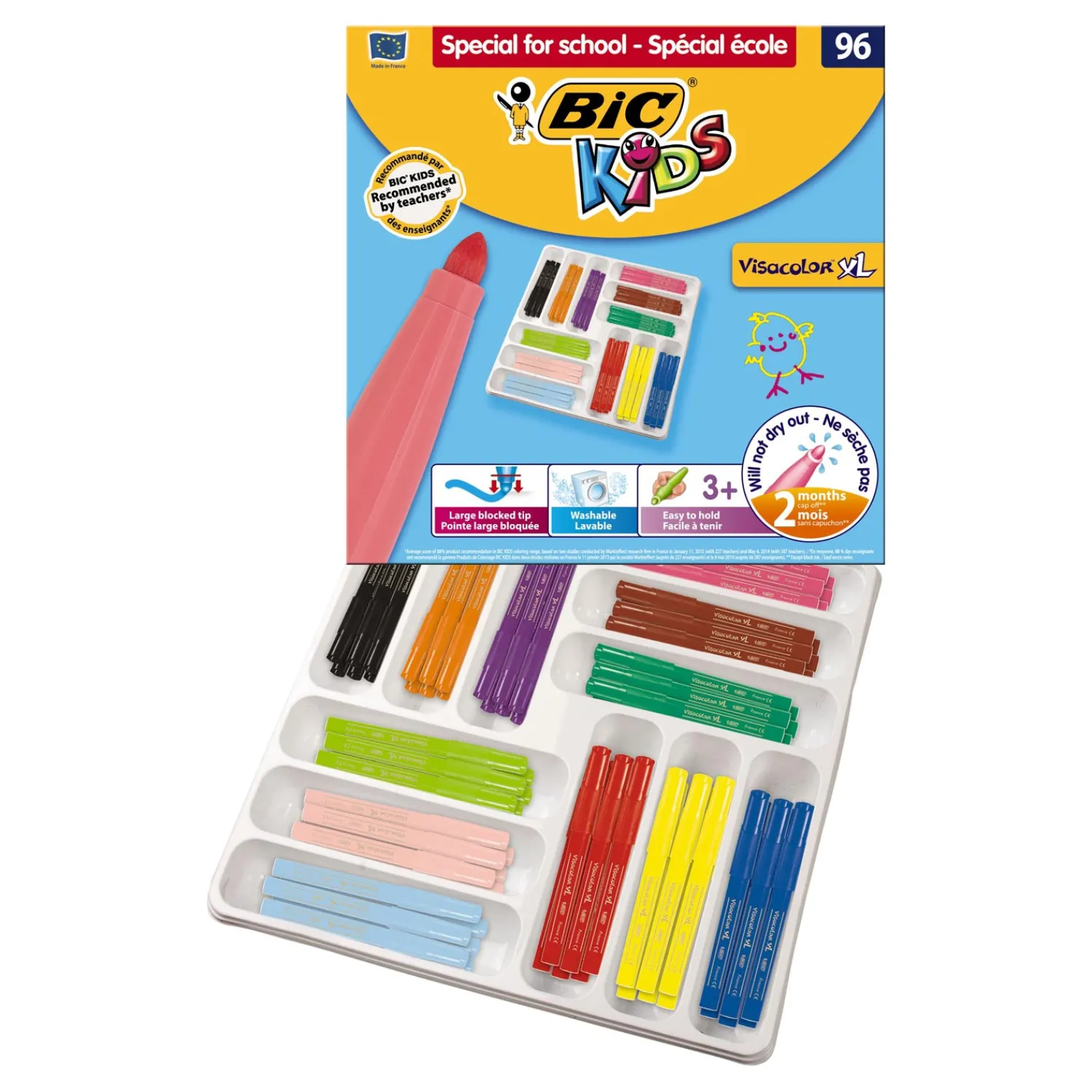 Kids Visacolor XL, 96st.>BIC