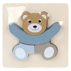 Big Tree Puzzel Hout Dieren FSC, 5st.- Hot