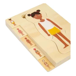 Bigjigs Houten Anatomiepuzzel - Meisje, 26st. Outlet