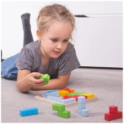 Houten Blokpuzzel Patronen-Bigjigs New