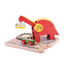Houten Dino Kraan>Bigjigs