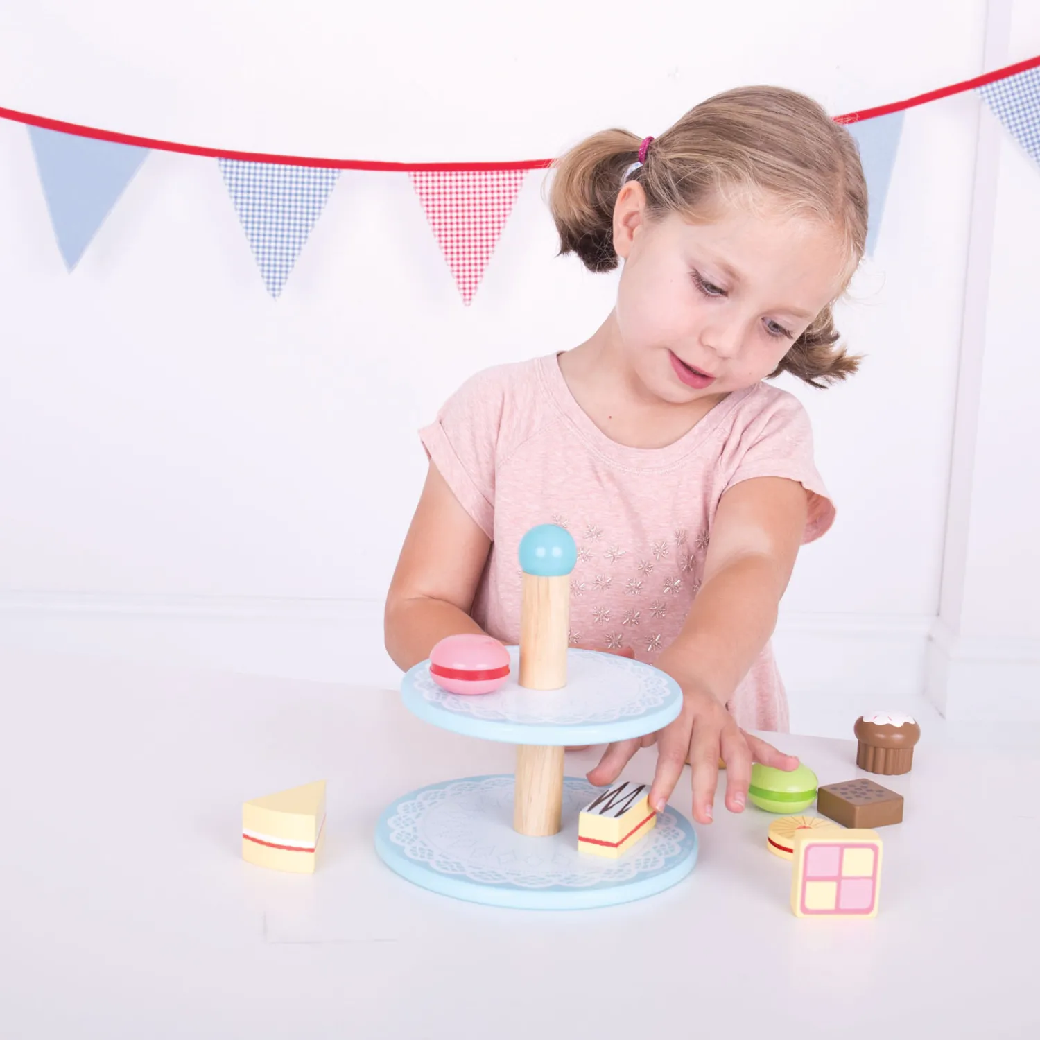 Houten Etagere met Taartjes>Bigjigs Sale