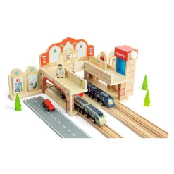 Bigjigs Houten Grand Central Station Speelset Discount