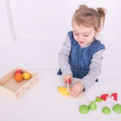 Houten Kistje met Snijfruit>Bigjigs Discount