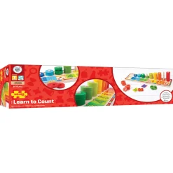 Houten Leerspel Tellen, 55dlg.>Bigjigs Sale