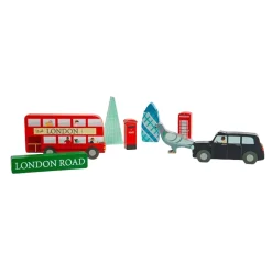 Houten Londen Chunky Puzzel, 8st.-Bigjigs