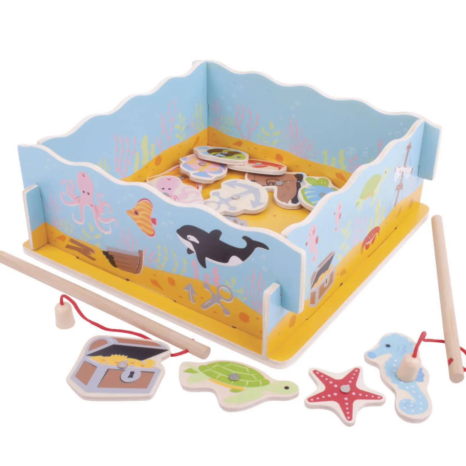 Bigjigs Houten Magnetisch Visspel- Sale