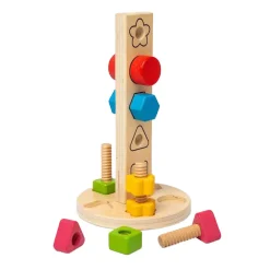 Houten Moeren- en Boutentoren, 11dlg.-Bigjigs Sale