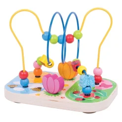 Houten Motoriekspiraal Flower>Bigjigs Outlet