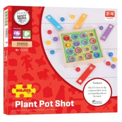 Bigjigs Houten Planten Schietspel Clearance