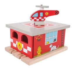 Bigjigs Houten Rails - Brandweerkazerne Online