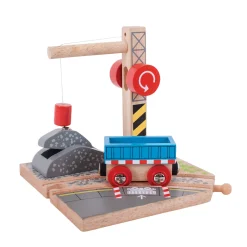 Bigjigs Houten Rails - Gravel Kraan Outlet