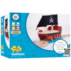 Houten Rails - Piratenschip>Bigjigs Discount