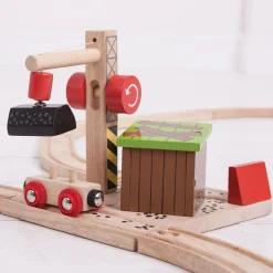 Bigjigs Houten Rails - Steenkool Mijn Outlet