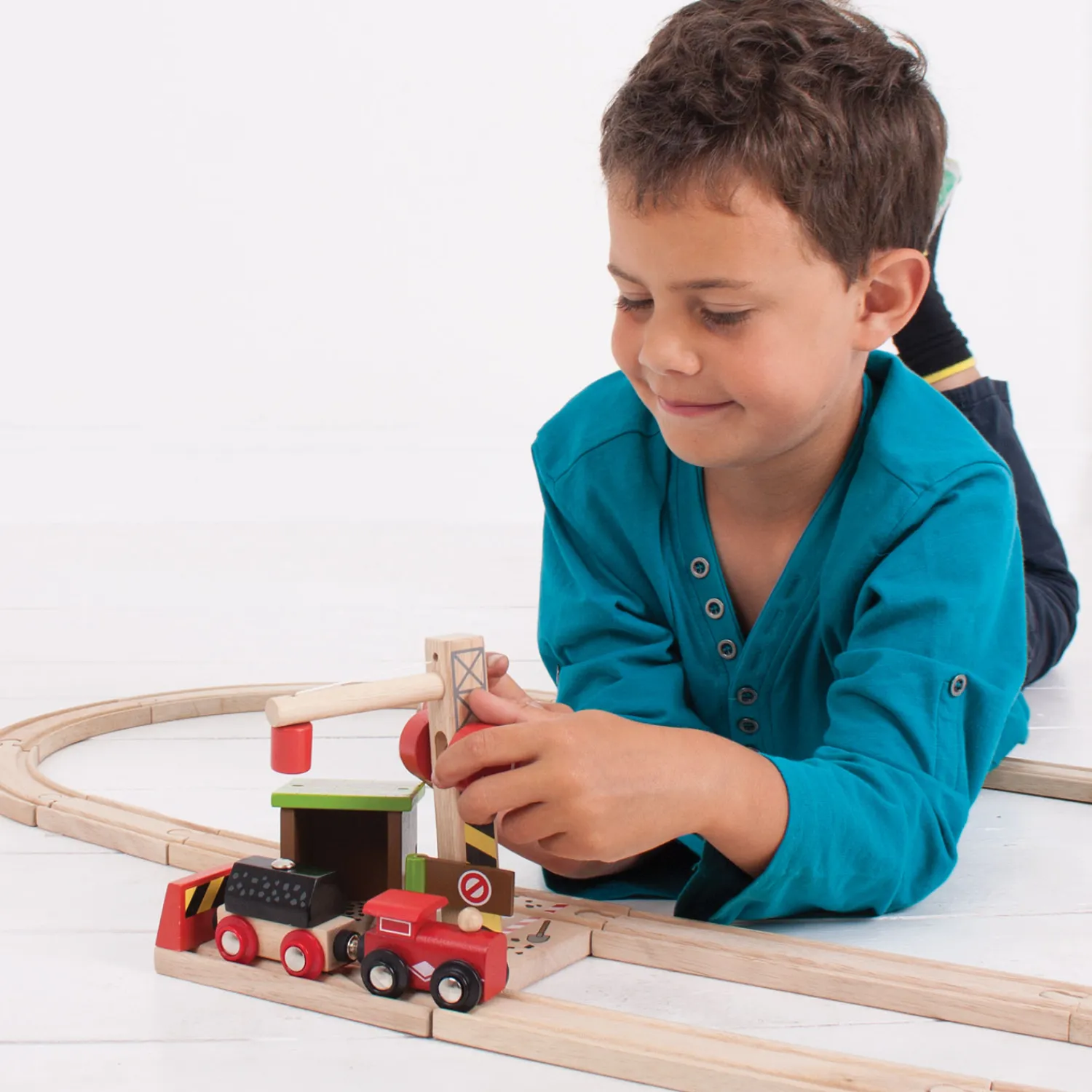 Bigjigs Houten Rails - Steenkool Mijn Outlet