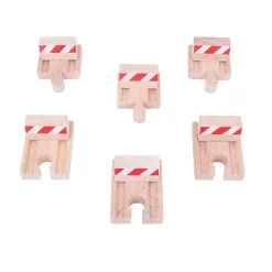 Bigjigs Houten Rails - Stootblokken, 6st. Sale