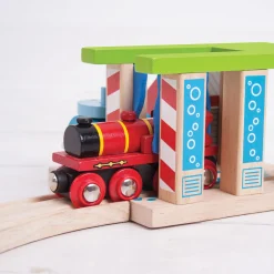 Houten Rails - Wasstraat voor Treinen><noscript><img width=