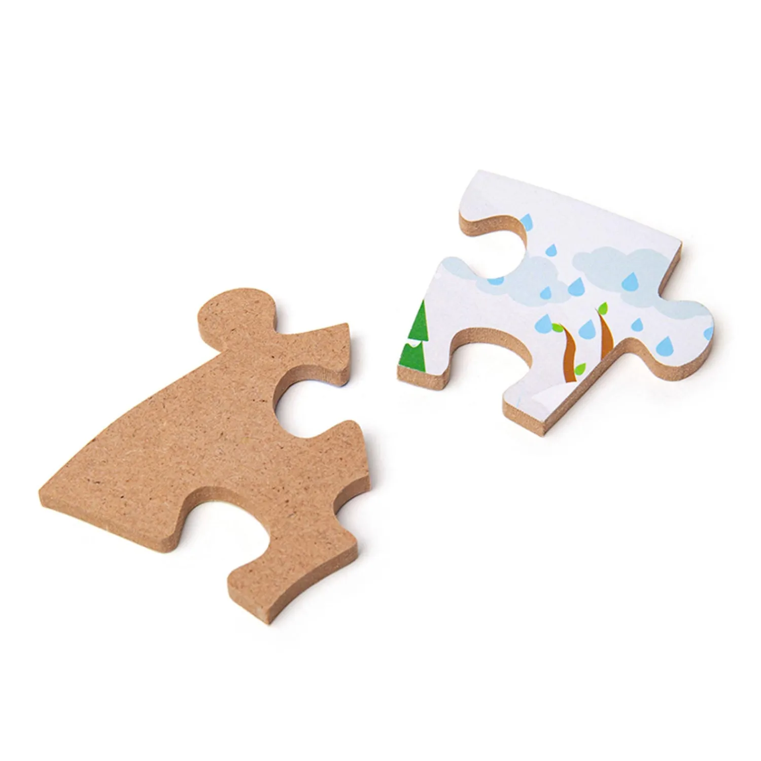 Houten Seizoenen Vloerpuzzel Rond, 50st.-Bigjigs Online