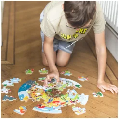 Houten Seizoenen Vloerpuzzel Rond, 50st.-Bigjigs Online