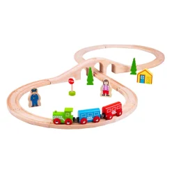 Houten Treinset, 26dlg.>Bigjigs