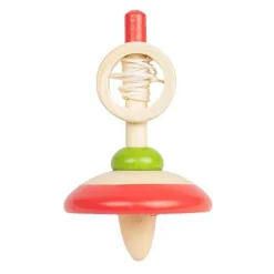 Bigjigs Houten Trekkoord Tol Hot