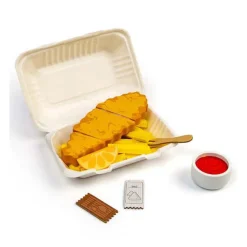 Houten Vis en Friet Speelset, 26dlg.><noscript><img width=