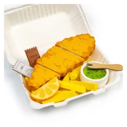 Houten Vis en Friet Speelset, 26dlg.><noscript><img width=
