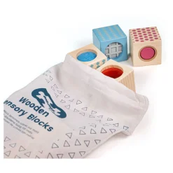 Bigjigs Houten Zintuigen Bouwblokken New